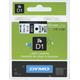 153813 DymoS0720680 Tape DYMO D1 9mm x 7m sort på hvit 